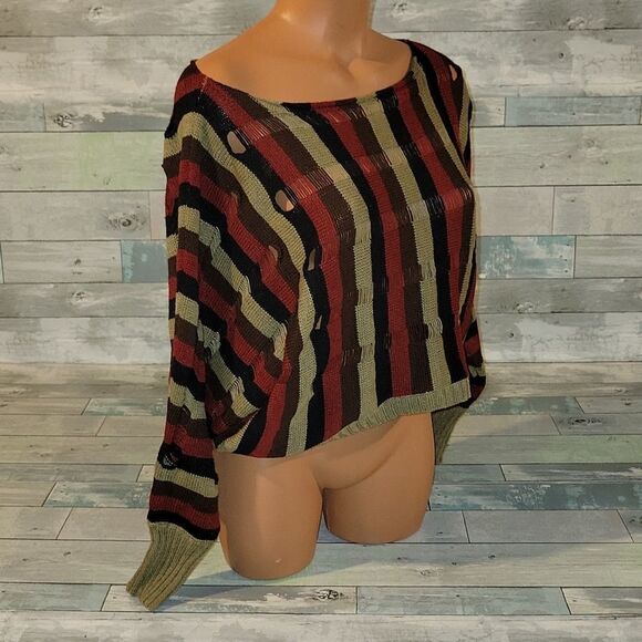 36Point5 Cropped Sweater Shirt/Top sz Medium - Picture 2 of 4